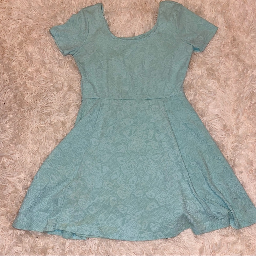 Floral A-Line Mini Dress